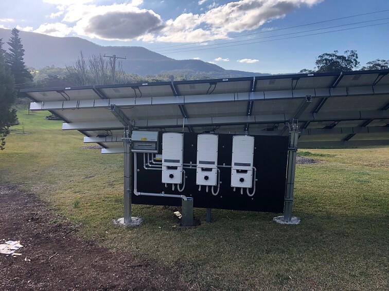 Ground Mount Solar System – Jamberoo Ground-mounted solar system Jamberoo, NSW Australia