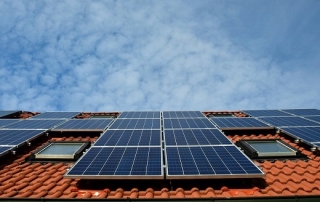 Solar panels on Roof